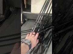 紫外線逆の歯ナイロン ケーブルのタイの黒プラスチック再使用可能なケーブルのジッパーのタイ