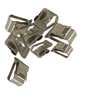 OEM PV Solar Cable Clip Corrosion Resistant Stainless Steel Frame Wire Clips