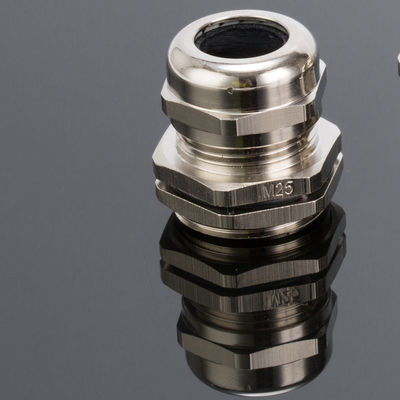 M25 25mm Electrical Cable Gland Brass With IP68 Protection Degree